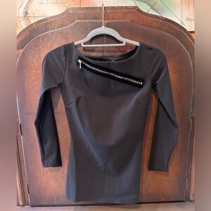 Chaira Boni  Women Size 36 Top Black